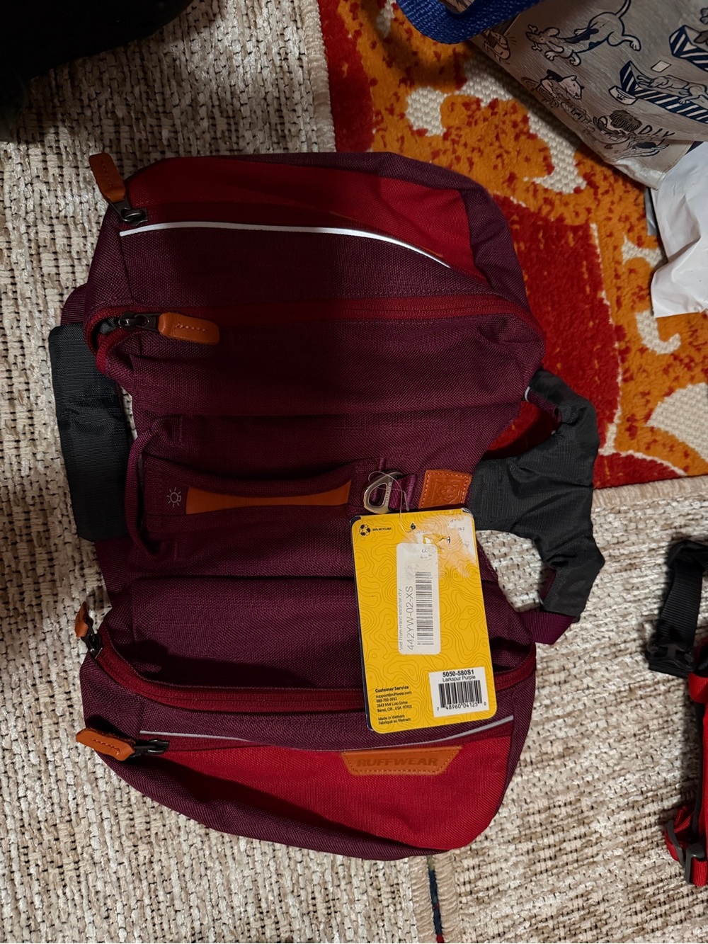 Ruffwear commuter dog pack XS
